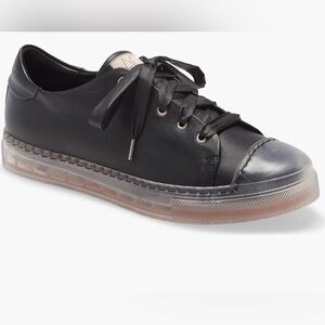 AGL Black Leather Sneakers